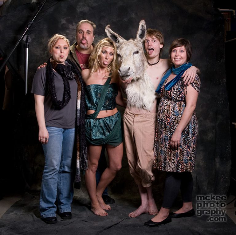Titania and Bottom Cast and Crew shot
