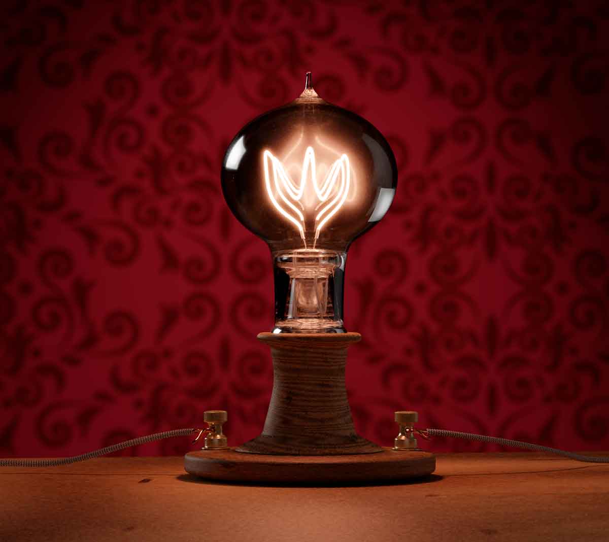 vintage edison light bulb 3d model