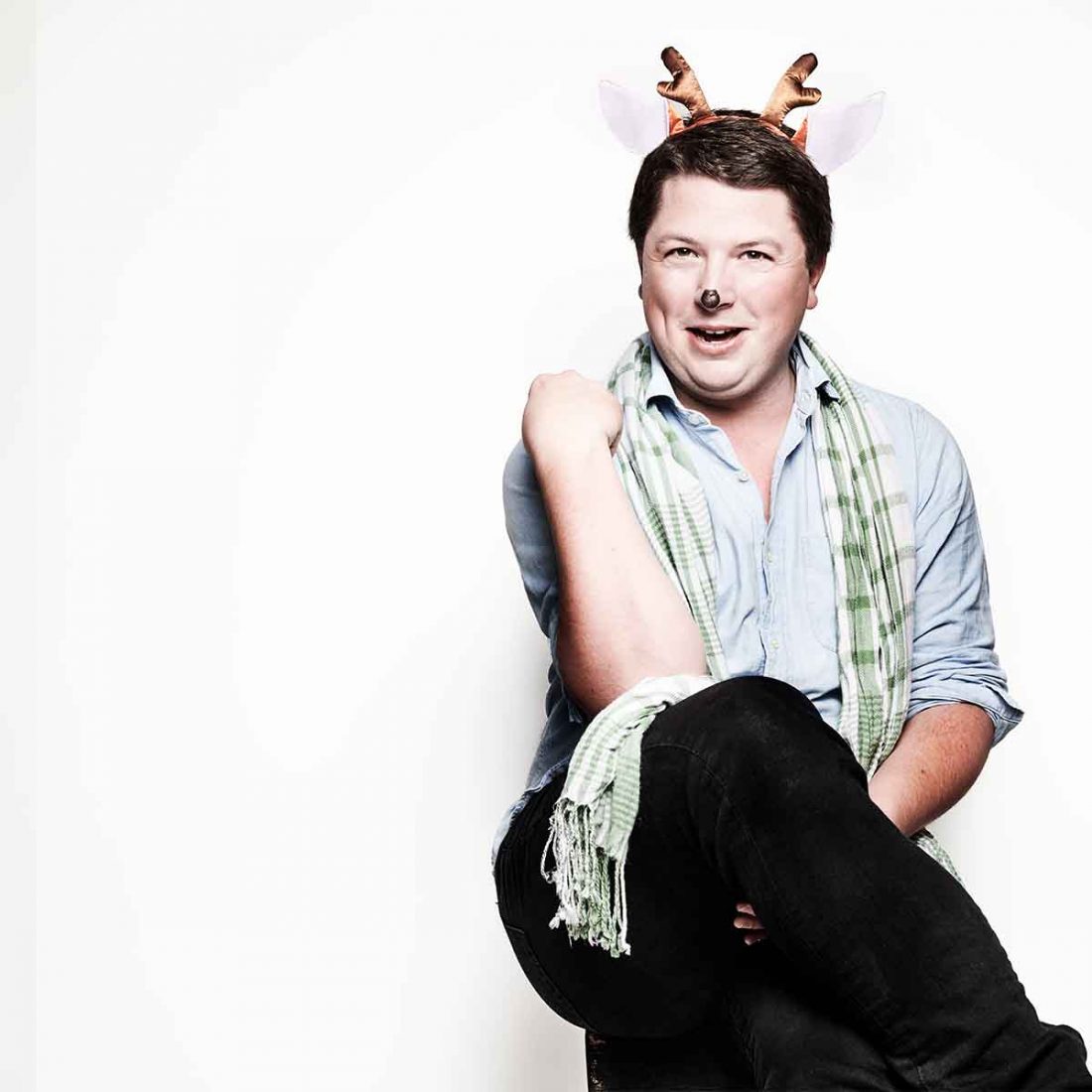 Patrick Bryant as Cupid in The 8: The Reindeer Monologues