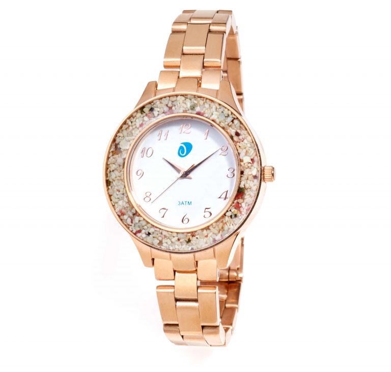 Jeweled Watch on White