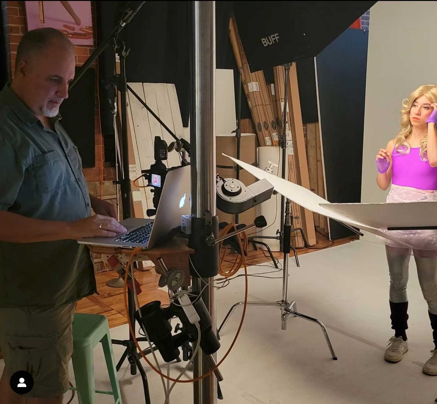 Behind the Scenes Poster Shoot
